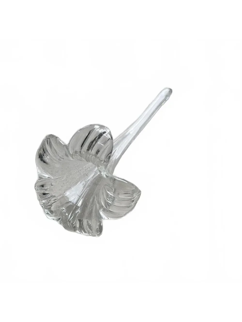 Glass Flower Shaped Vase